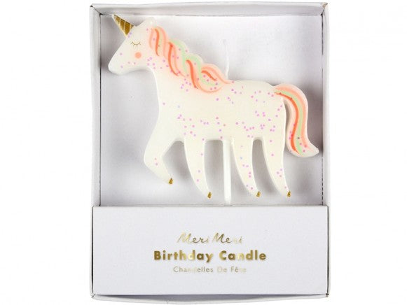 Candle - Glitter Unicorn