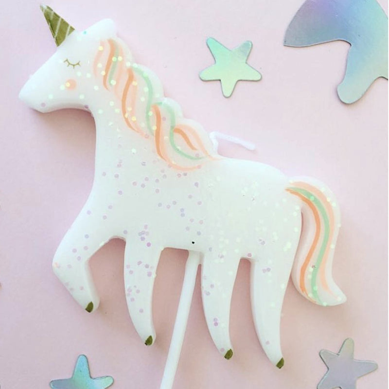 Candle - Glitter Unicorn